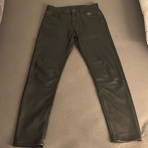 Zara faux leather pants